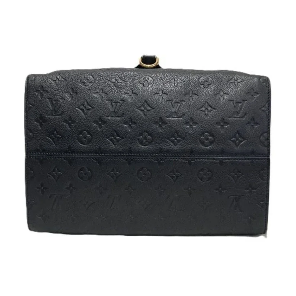 Louis Vuitton Lumineuse PM Monogram Empreinte Black Leather Tote Bag‎ Infini